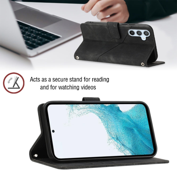 For Samsung Galaxy A54 5G Skin-feel Embossed Leather Phone Case