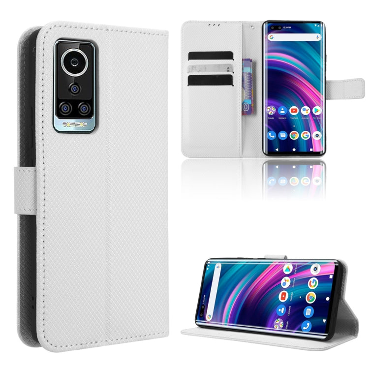For BLU Bold N2 Diamond Texture Leather Phone Case