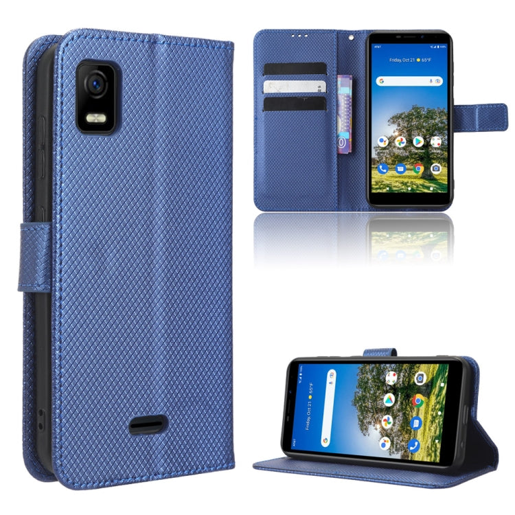 For AT&T Calypso 3 U328AA Diamond Texture Leather Phone Case