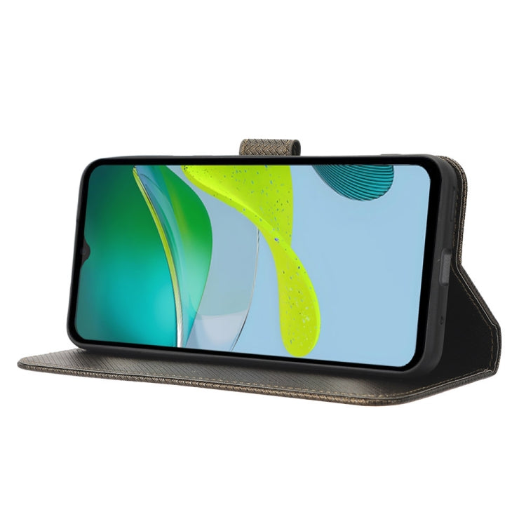 For Motorola Moto E13 4G Diamond Texture Leather Phone Case