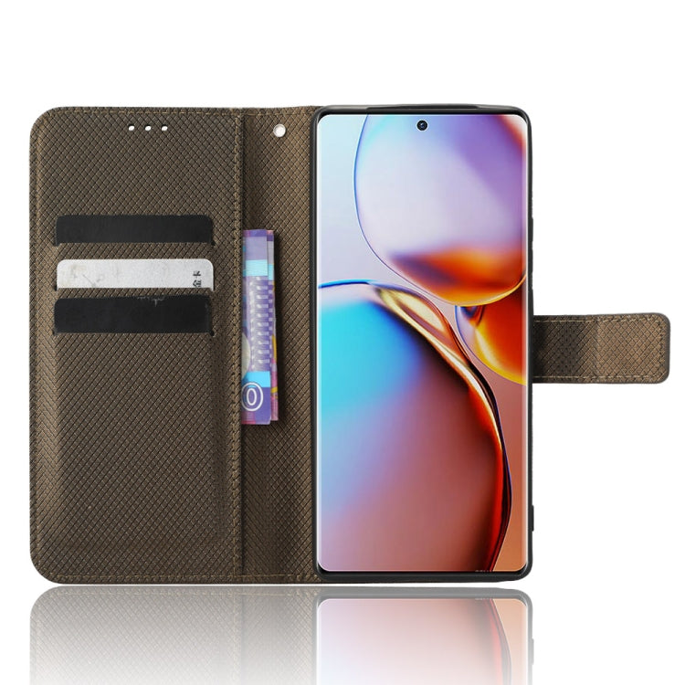 For Motorola Moto X40 Pro Diamond Texture Leather Phone Case