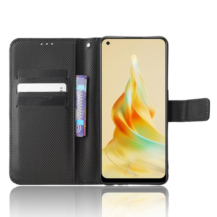 For OPPO Reno8 T 4G Diamond Texture Leather Phone Case