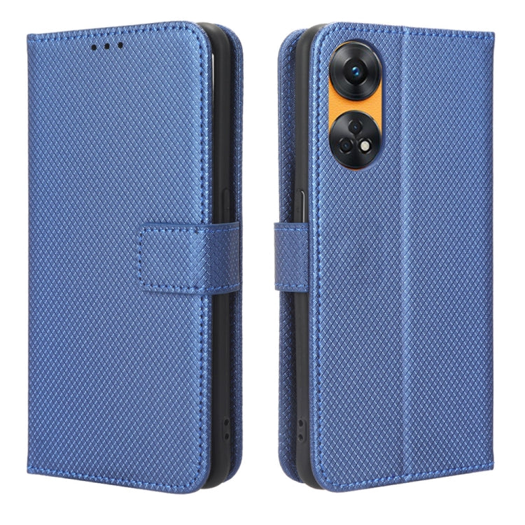 For OPPO Reno8 T 4G Diamond Texture Leather Phone Case