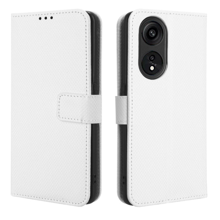 For OPPO Reno8 T 5G / A1 Pro Diamond Texture Leather Phone Case