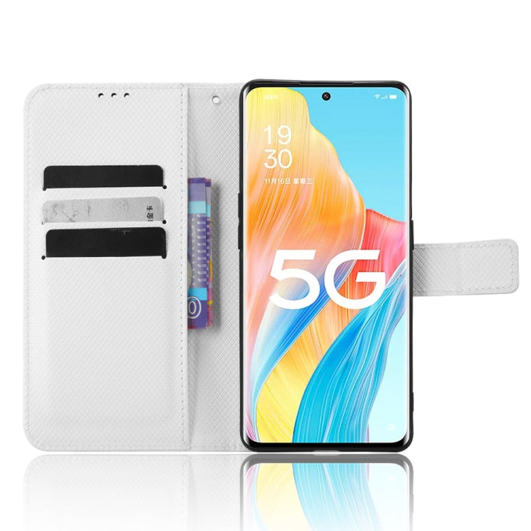 For OPPO Reno8 T 5G / A1 Pro Diamond Texture Leather Phone Case