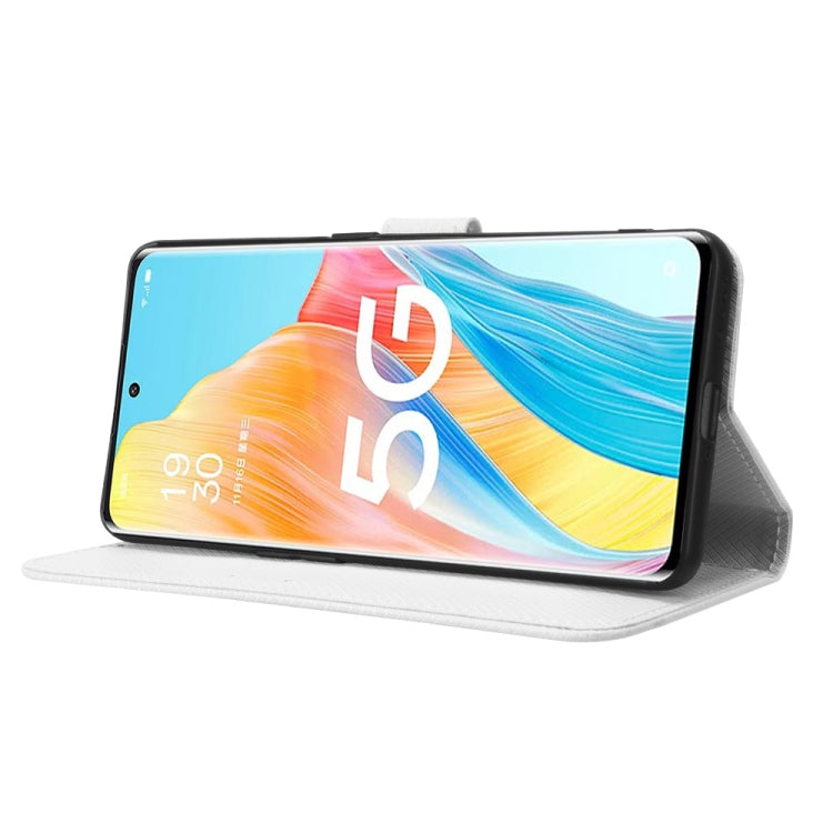 For OPPO Reno8 T 5G / A1 Pro Diamond Texture Leather Phone Case