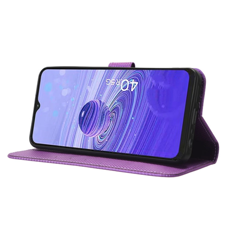 For TCL 40 R 5G Diamond Texture Leather Phone Case