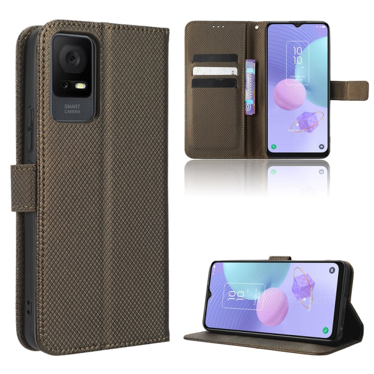 For TCL 405 / 406 T506D Diamond Texture Leather Phone Case