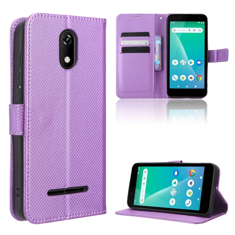 For Unimax UMX U696CL Diamond Texture Leather Phone Case