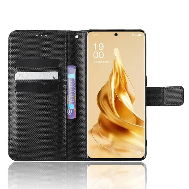 For OPPO Reno9 / Reno9 Pro 5G Diamond Texture Leather Phone Case