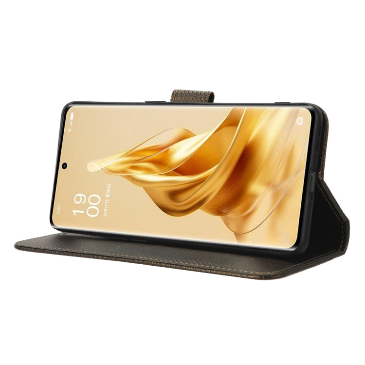 For OPPO Reno9 / Reno9 Pro 5G Diamond Texture Leather Phone Case