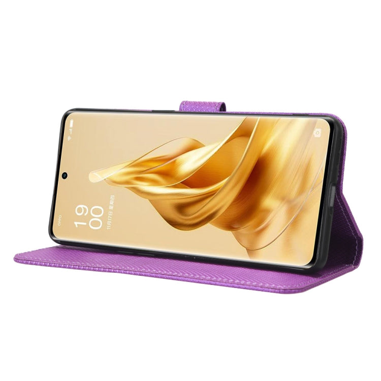 For OPPO Reno9 / Reno9 Pro 5G Diamond Texture Leather Phone Case