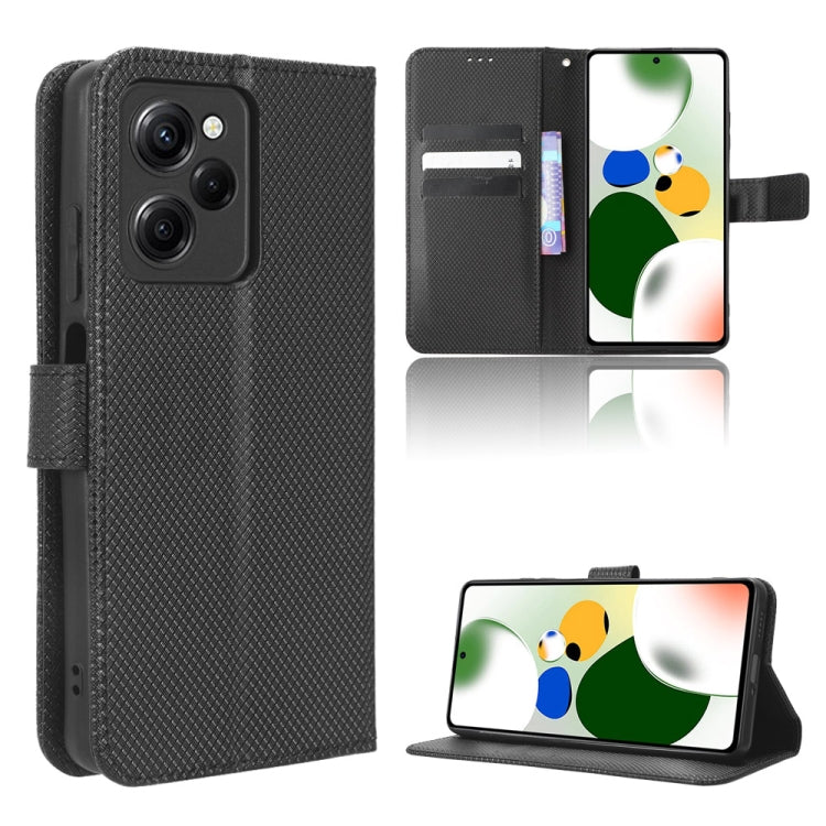 For Xiaomi Redmi Note 12 Pro 5G Speed Diamond Texture Leather Phone Case