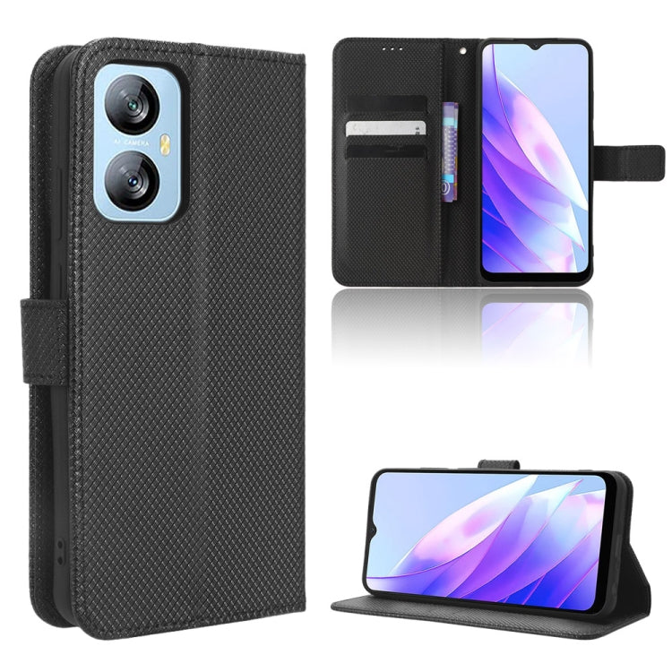 For Blackview A52 Diamond Texture Leather Phone Case
