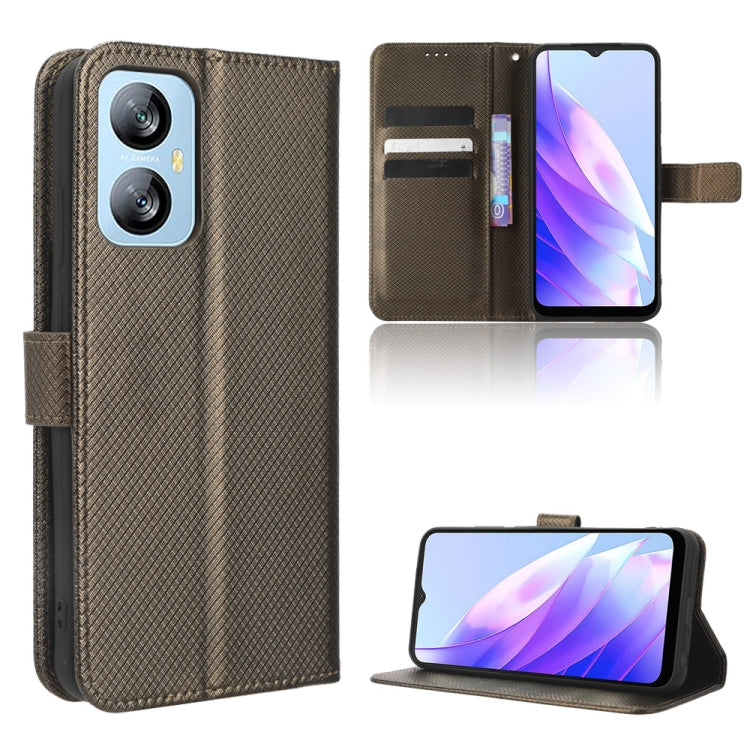 For Blackview A52 Diamond Texture Leather Phone Case