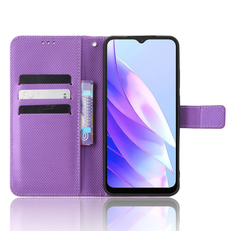 For Blackview A52 Diamond Texture Leather Phone Case