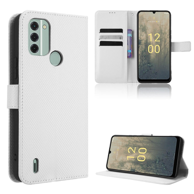 For Nokia C31 Diamond Texture Leather Phone Case