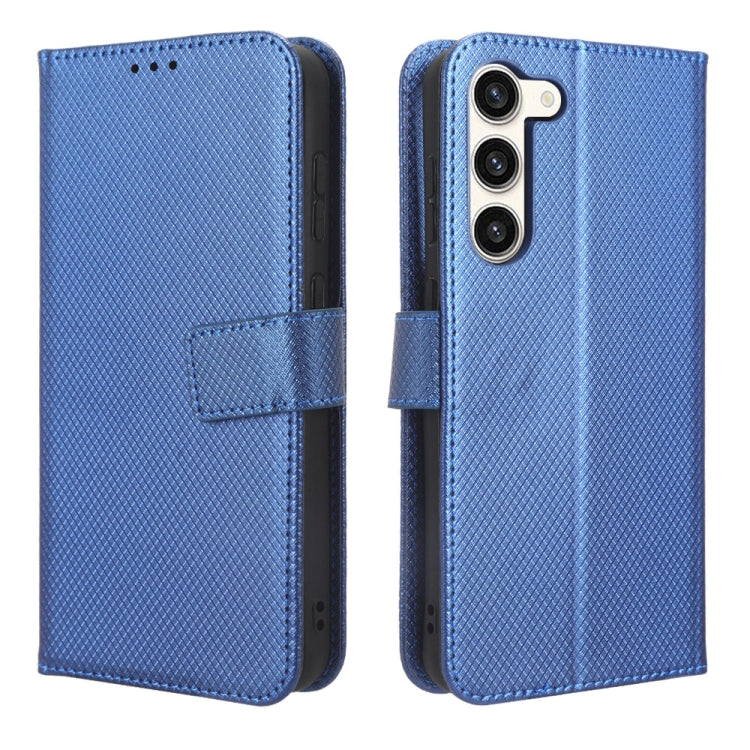 For Samsung Galaxy S23 5G Diamond Texture Leather Phone Case