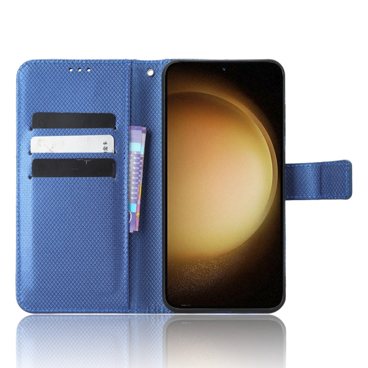 For Samsung Galaxy S23 5G Diamond Texture Leather Phone Case