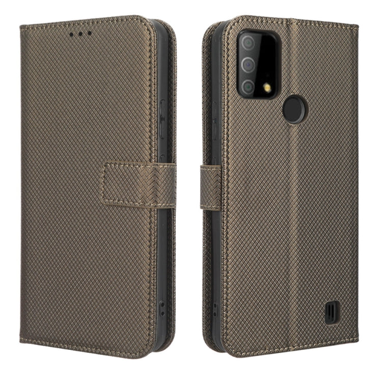 For Vodafone Smart V22 Diamond Texture Leather Phone Case
