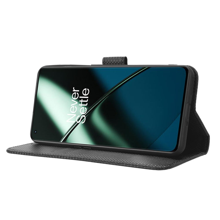 For OnePlus 11 5G Diamond Texture Leather Phone Case