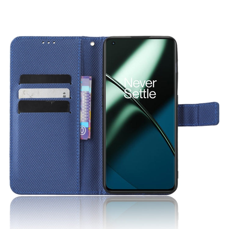For OnePlus 11 5G Diamond Texture Leather Phone Case