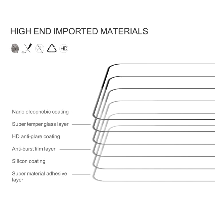 For Huawei Mate 50/Mate 50E NILLKIN CP+PRO 0.33mm 9H 2.5D HD Explosion-proof Tempered Glass Film