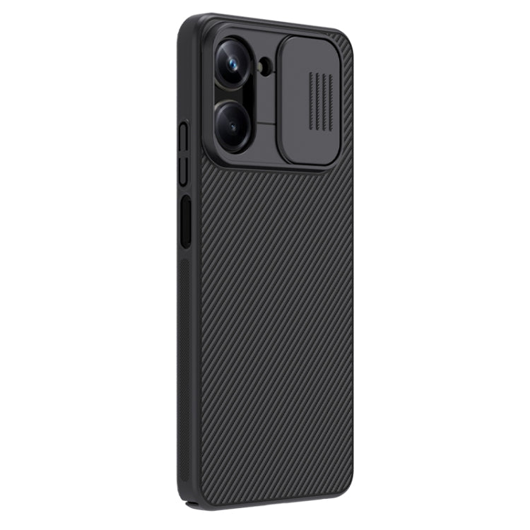 For Realme 10 Pro 5G NILLKIN Black Mirror Series Camshield PC Phone Case