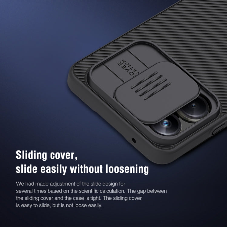 For Realme 10 Pro 5G NILLKIN Black Mirror Series Camshield PC Phone Case