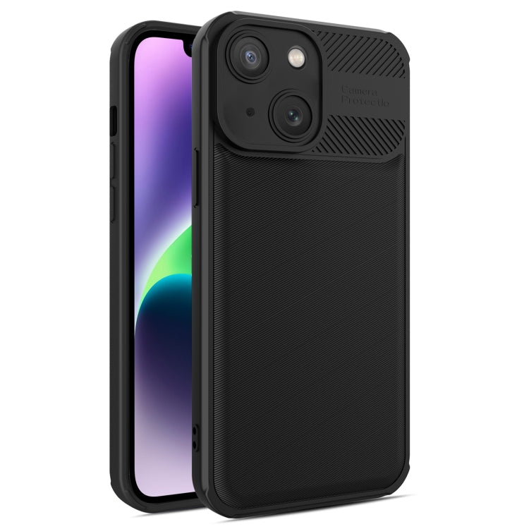For iPhone 14 Twill Texture TPU Shockproof Phone Case