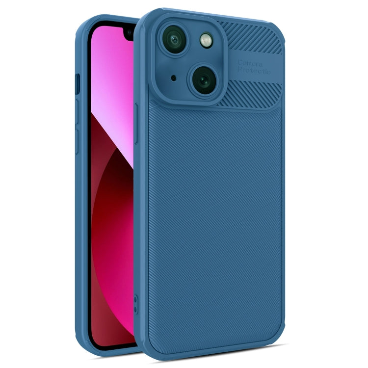 For iPhone 13 Twill Texture TPU Shockproof Phone Case