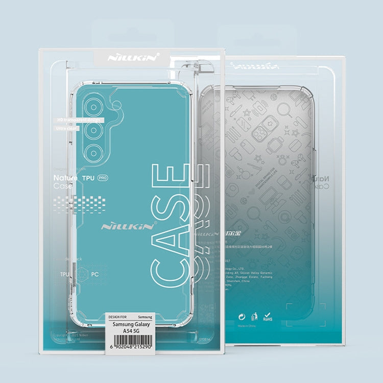 For Samsung Galaxy A54 5G NILLKIN PC + TPU Phone Case(Transparent)