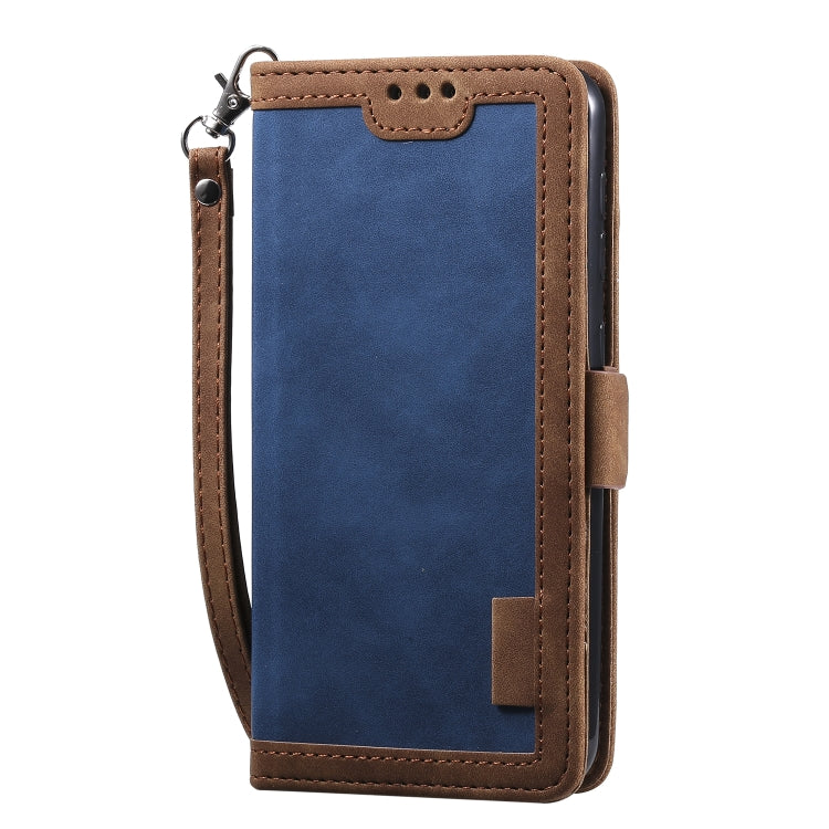 For Galaxy A01 Retro Splicing Horizontal Flip Leather Case with Card Slots & Holder & Wallet