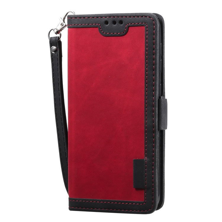 For Galaxy A01 Retro Splicing Horizontal Flip Leather Case with Card Slots & Holder & Wallet