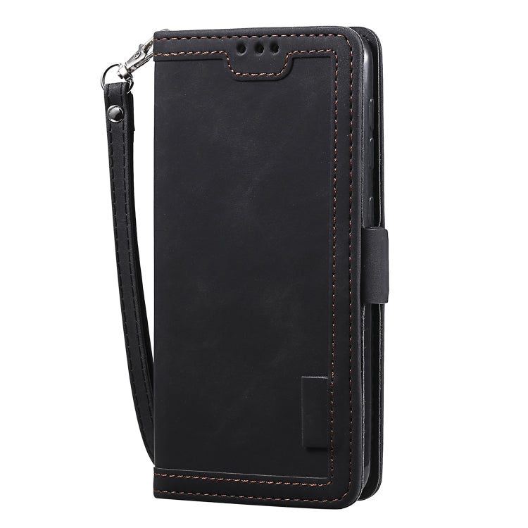 For Galaxy A10 / M10 Retro Splicing Horizontal Flip Leather Case with Card Slots & Holder & Wallet