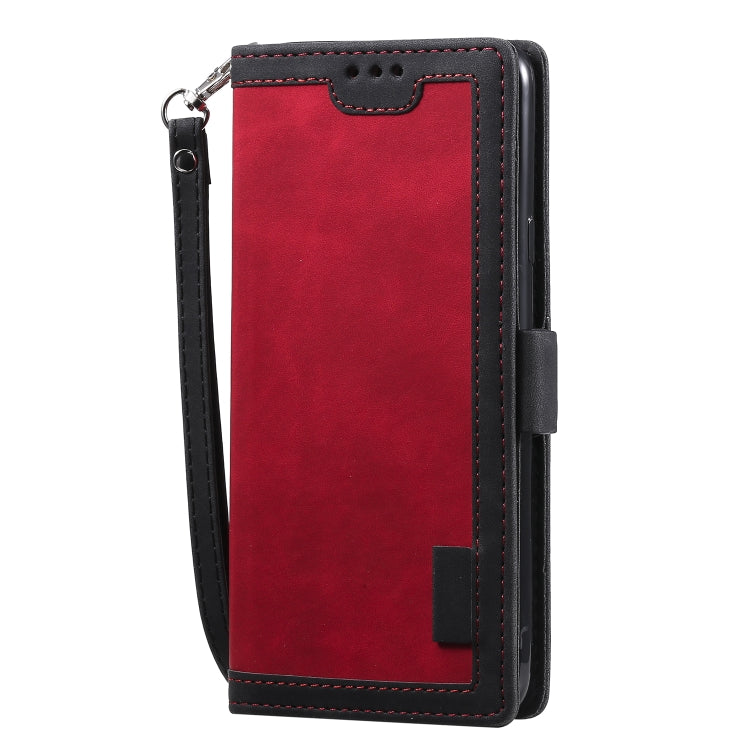 For Galaxy A20s Retro Splicing Horizontal Flip Leather Case with Card Slots & Holder & Wallet
