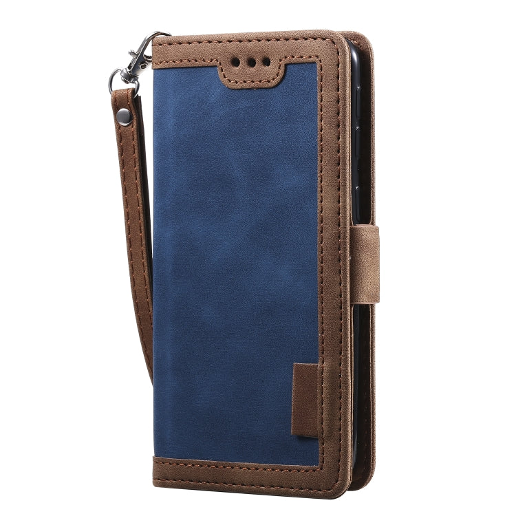For Galaxy A40 Retro Splicing Horizontal Flip Leather Case with Card Slots & Holder & Wallet
