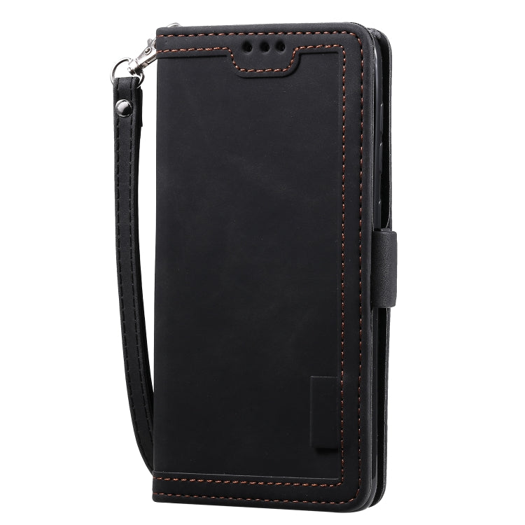 For Galaxy A50 Retro Splicing Horizontal Flip Leather Case with Card Slots & Holder & Wallet