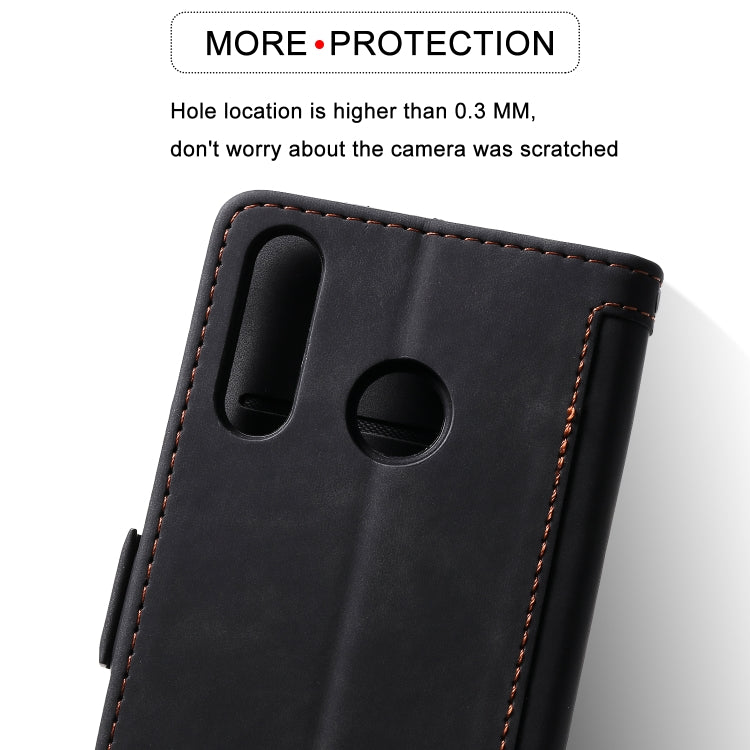 For Galaxy A70e Retro Splicing Horizontal Flip Leather Case with Card Slots & Holder & Wallet