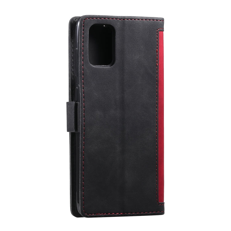 For Galaxy A71 Retro Splicing Horizontal Flip Leather Case with Card Slots & Holder & Wallet