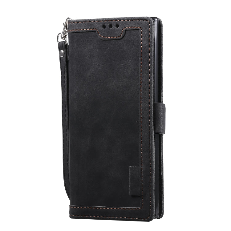 For Galaxy Note 10 Pro Retro Splicing Horizontal Flip Leather Case with Card Slots & Holder & Wallet