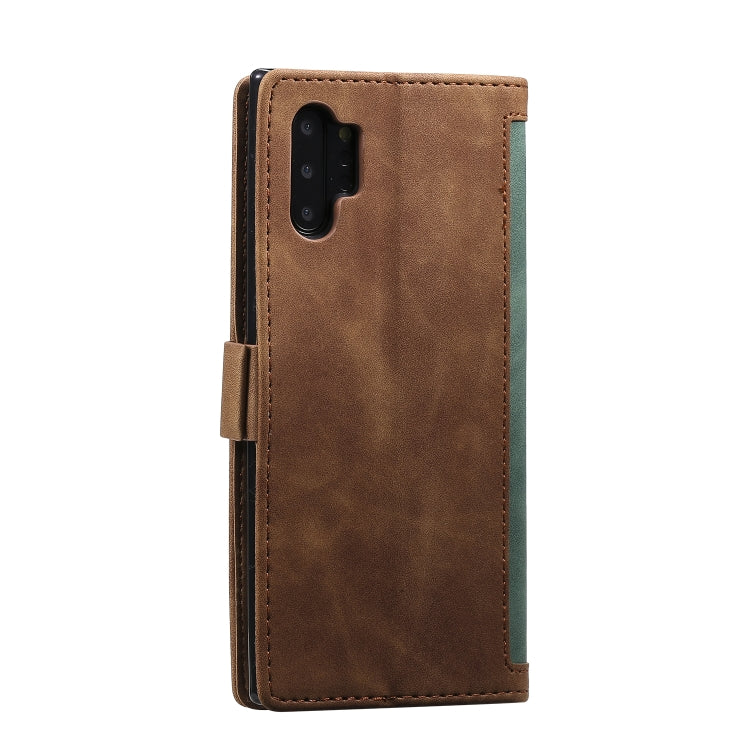 For Galaxy Note 10 Pro Retro Splicing Horizontal Flip Leather Case with Card Slots & Holder & Wallet