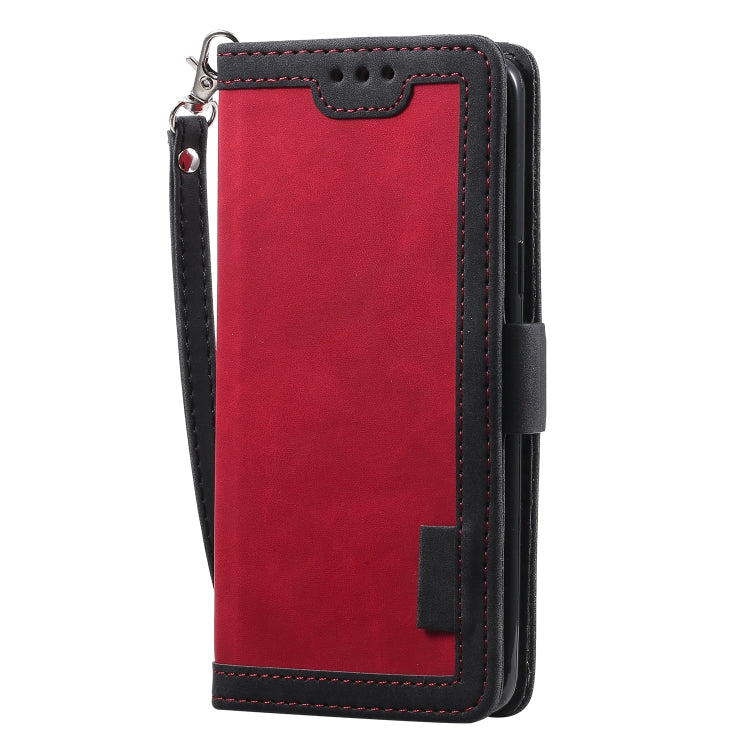 For Galaxy S9 Retro Splicing Horizontal Flip Leather Case with Card Slots & Holder & Wallet