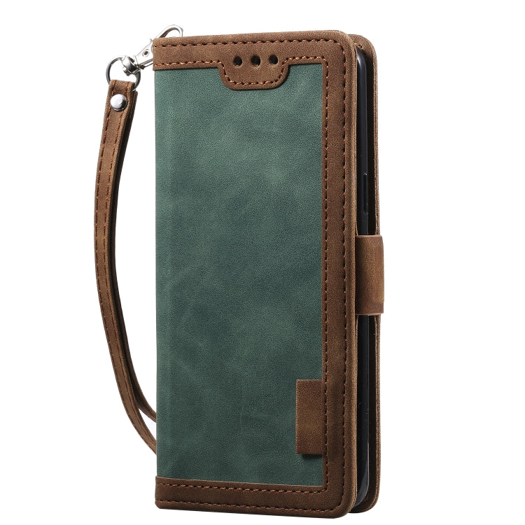 For Galaxy S9 Plus Retro Splicing Horizontal Flip Leather Case with Card Slots & Holder & Wallet