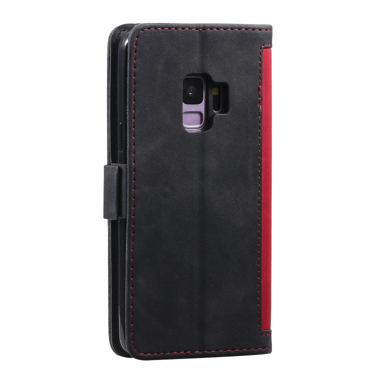 For Galaxy S9 Plus Retro Splicing Horizontal Flip Leather Case with Card Slots & Holder & Wallet