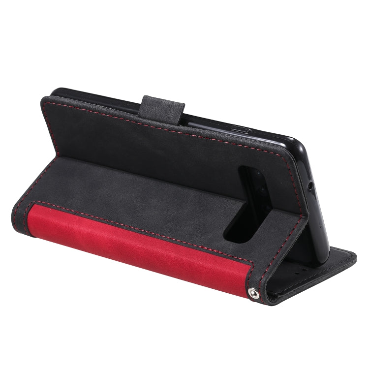 For Galaxy S10 Retro Splicing Horizontal Flip Leather Case with Card Slots & Holder & Wallet