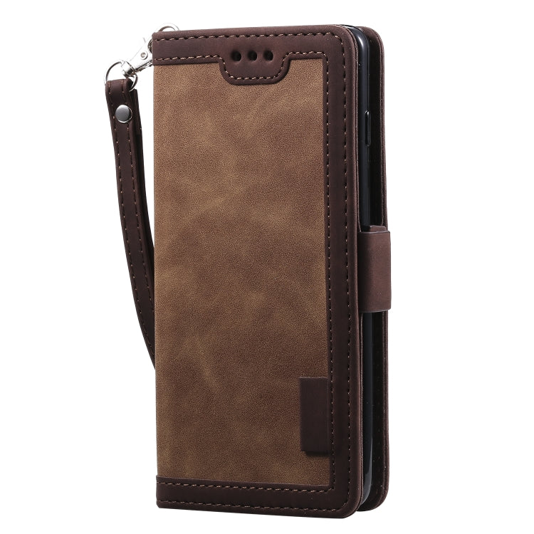 For Galaxy S10e Retro Splicing Horizontal Flip Leather Case with Card Slots & Holder & Wallet