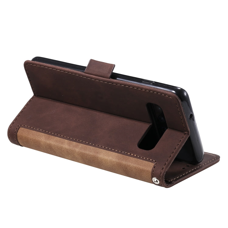 For Galaxy S10e Retro Splicing Horizontal Flip Leather Case with Card Slots & Holder & Wallet