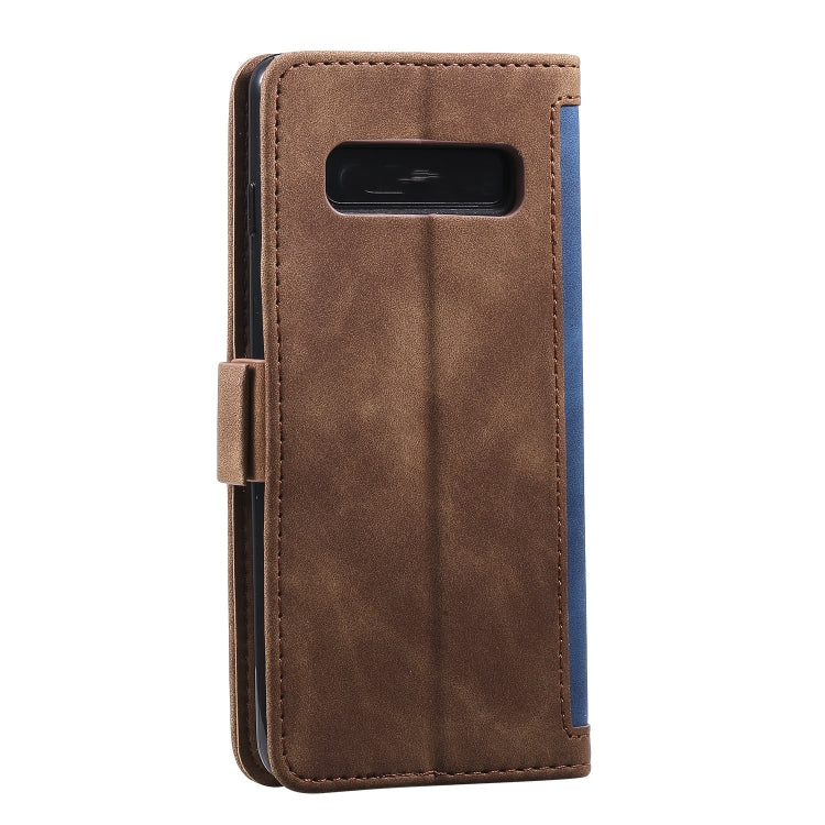 For Galaxy S10e Retro Splicing Horizontal Flip Leather Case with Card Slots & Holder & Wallet