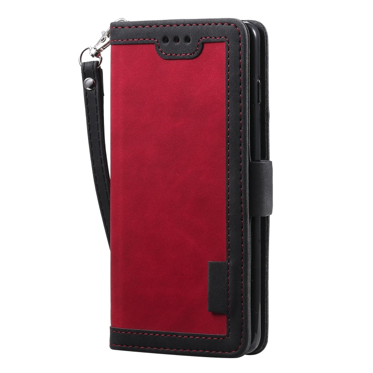 For Galaxy S10e Retro Splicing Horizontal Flip Leather Case with Card Slots & Holder & Wallet